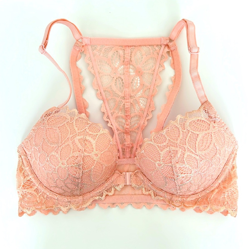 Victoria’s Secret PINK Racerback Lace Push-up Bra